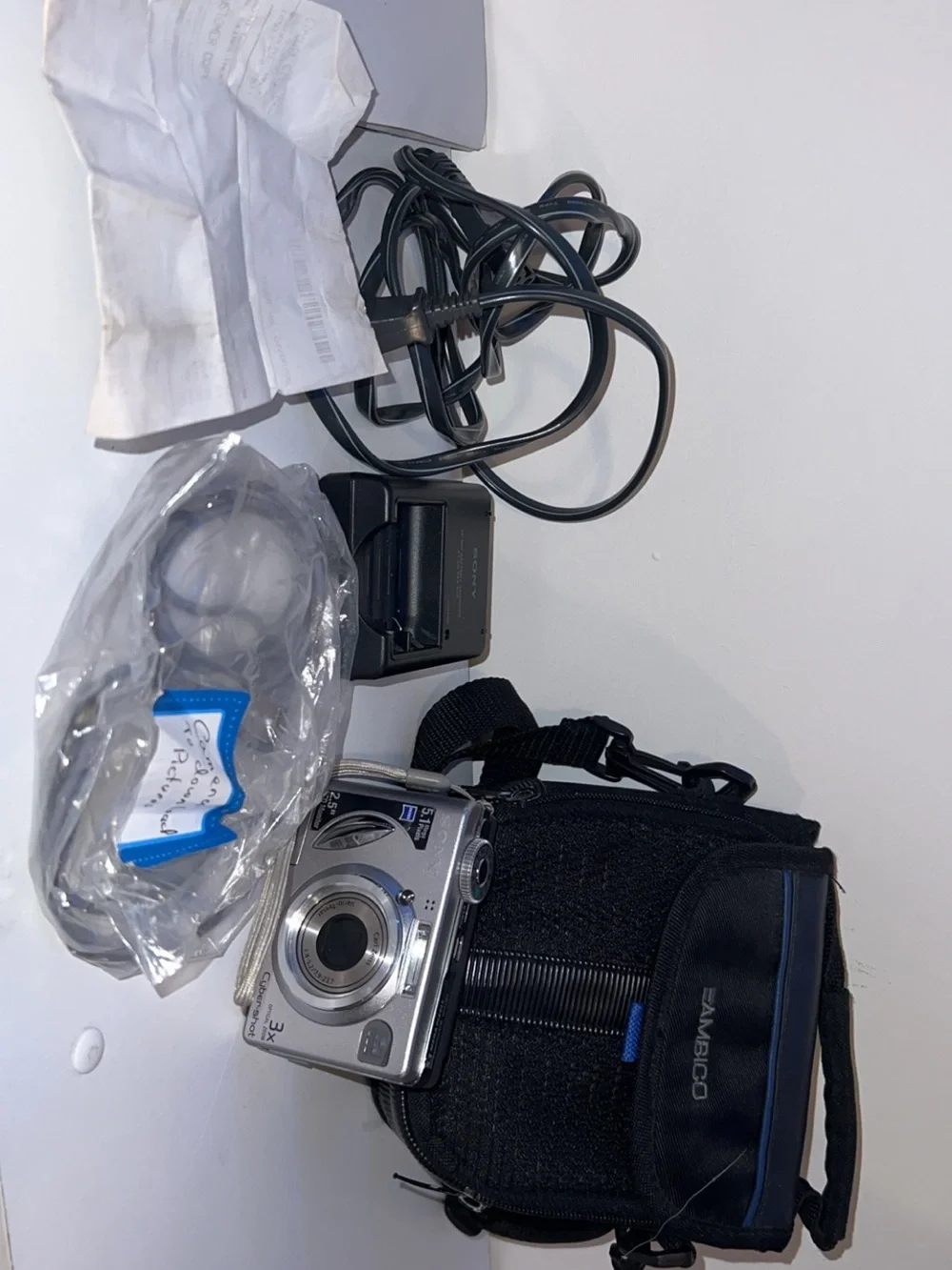 Sony Cyber-Shot DSC-W5 5.1MP 3x Optical Zoom Silver